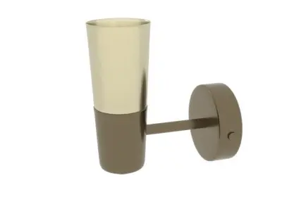 Free Wall Basic LIght  Free low-poly 3D model