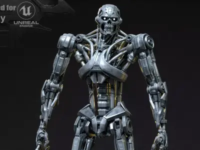 CyberKiller1 Low-poly 3D model