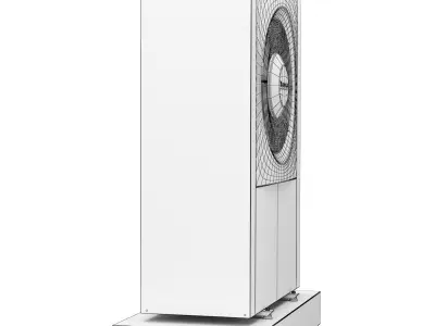 Heat pump Buderus 3D model