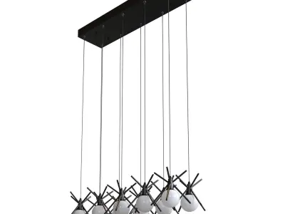 Beale 10 Light Pendant 3D model