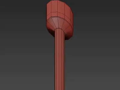 ECLIPSE circular pendant light in gold 3D model