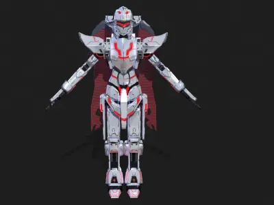 PSO 2 Soro Female And Soro Male Low-poly 3D model