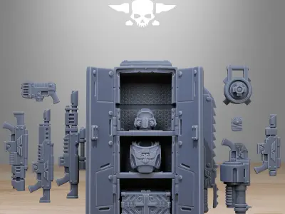 Vaskar Drop Pod 3D print model