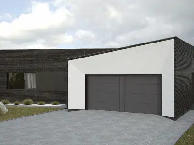 Modern house  3D model 6