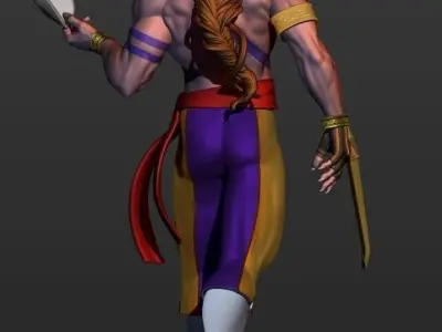 Vega street fighter 3D print model