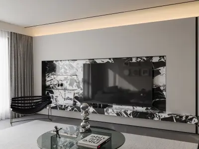Apartment interior scenes     3D model 12