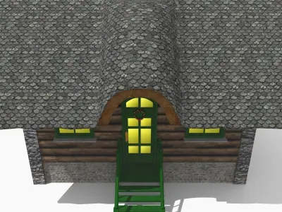 Christmas Lodge 3D model