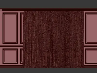Curtain Set 216 3D model