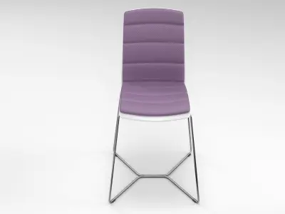 Viteo Slim Line Patio Chair with Cover 3D model