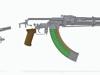 RPK 6P2 3D model