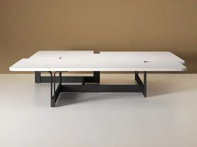 Valery 1 Square Coffee Table 3D model