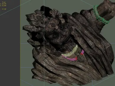 Model - Kashayana Buddha Forest Water Sculpture 01 3D model