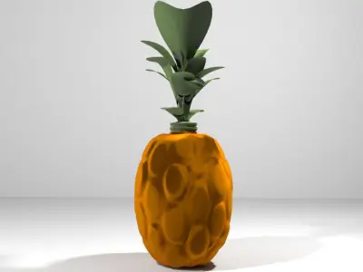 Tropical Fruit - Pineapple 3D model