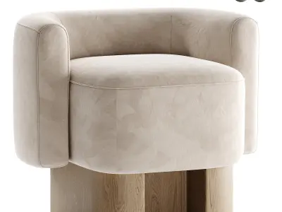 Giobagnara Lloyd Armchair 3D model