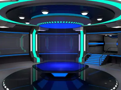Sci Fi Interior   3D model