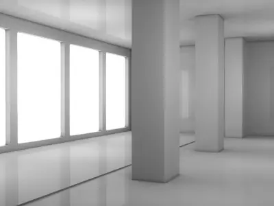 Sci Fi Room Low-poly 3D model