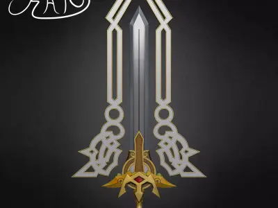 Sonic and the Black Knight - Excalibur 3D print model