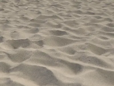 Ultra realistic Beach sand geometry  3D model
