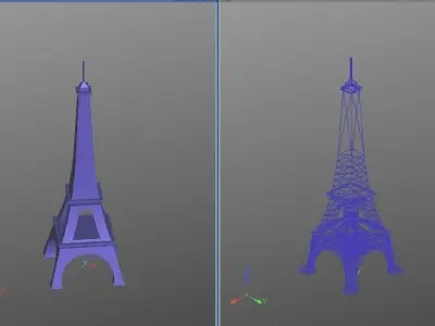 eifeltower eiffel tower Free 3D model
