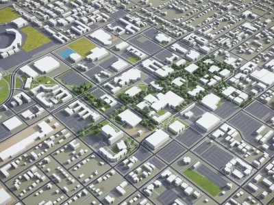 Denton Low-poly 3D model