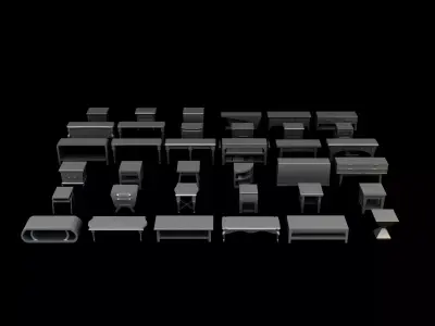 Miniatures - The Sims - Side Tables 3D print model