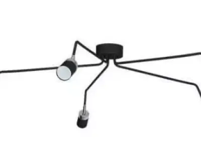 Ceiling light 3D model 120