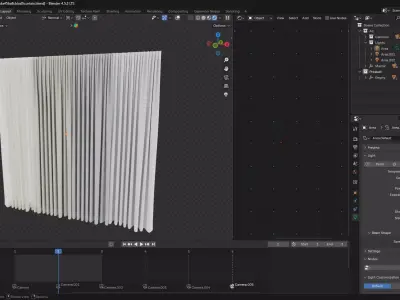 Curtain 01 3D model