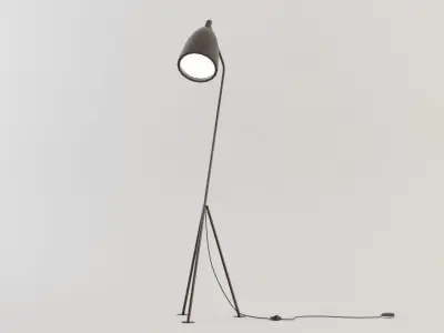 Floor Lamp 1 Lowpoly Low-poly 3D model