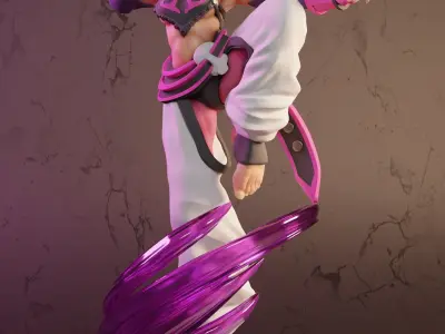 FANART JURI FROM STREET FIGTHER 3D print model