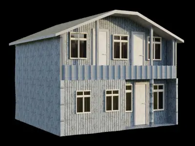 Old House 3D model 2