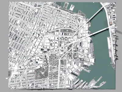 Brooklyn New York USA 3D model