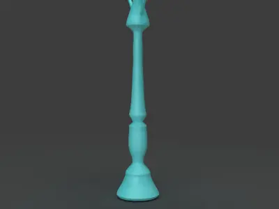 Lampshade Lamp Low-poly 3D model purchase