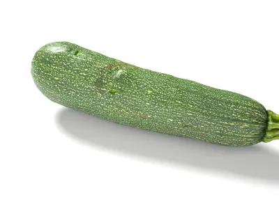 Zucchini  Courgette - Photorealistic  Scan Low-poly 3D model