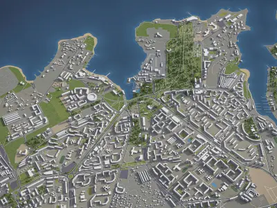  Sevastopol Low-poly 3D model