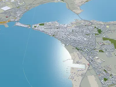Taranto Italy Low-poly 3D model