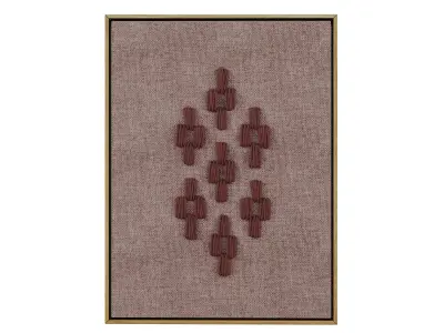 Boho Wall Art 1 3D model