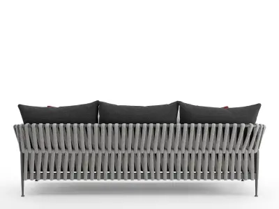 Talenti frame 3 seater sofa 3D model
