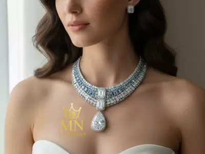 Crystal Aurora Necklace 3D print model