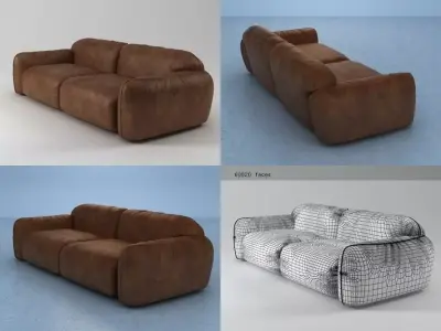 Piumotto08 sofa260 3D model