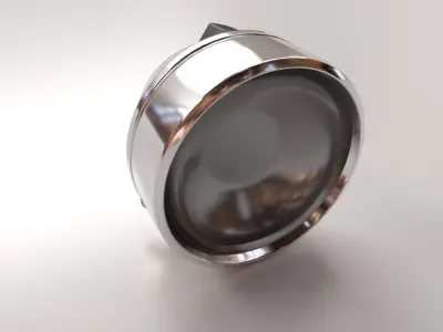 Vintage Bicycle Light 3D model