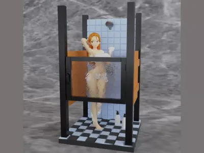 onepice nami shower booth 3D print model