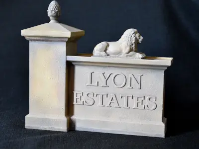 LYON ESTATES Gate Back to the Future  3D print model