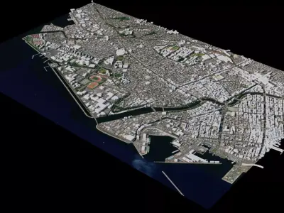 Kagoshima - Japan 3D model