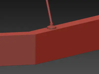 Midnight LED Pendant By Resident 3D model