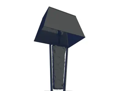 Yosemite Medieval Table Light Lamp 3D model
