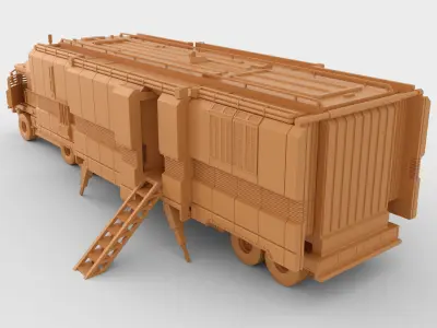 Universal soldier truck 3D print model