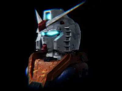Gundam Toy 3D model