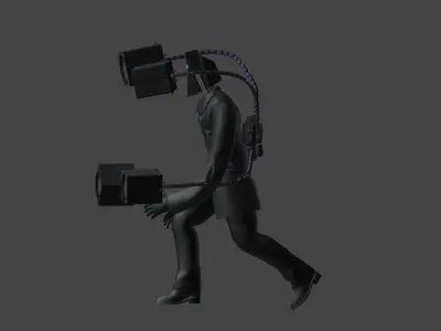 large tvman 3D model