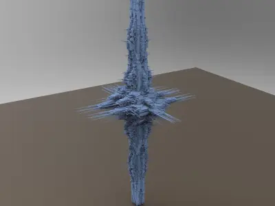 Space Station science facility exterior extended 3D model