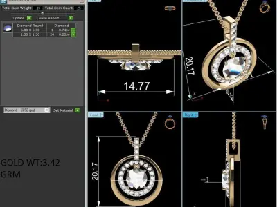 Pendant - 3997 3D print model
